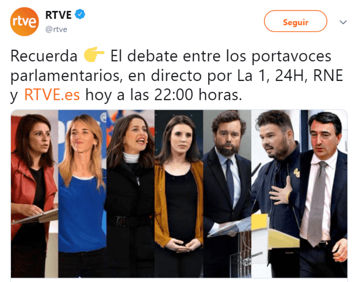 Imagen - Cómo ver online el debate electoral del 1-N de RTVE