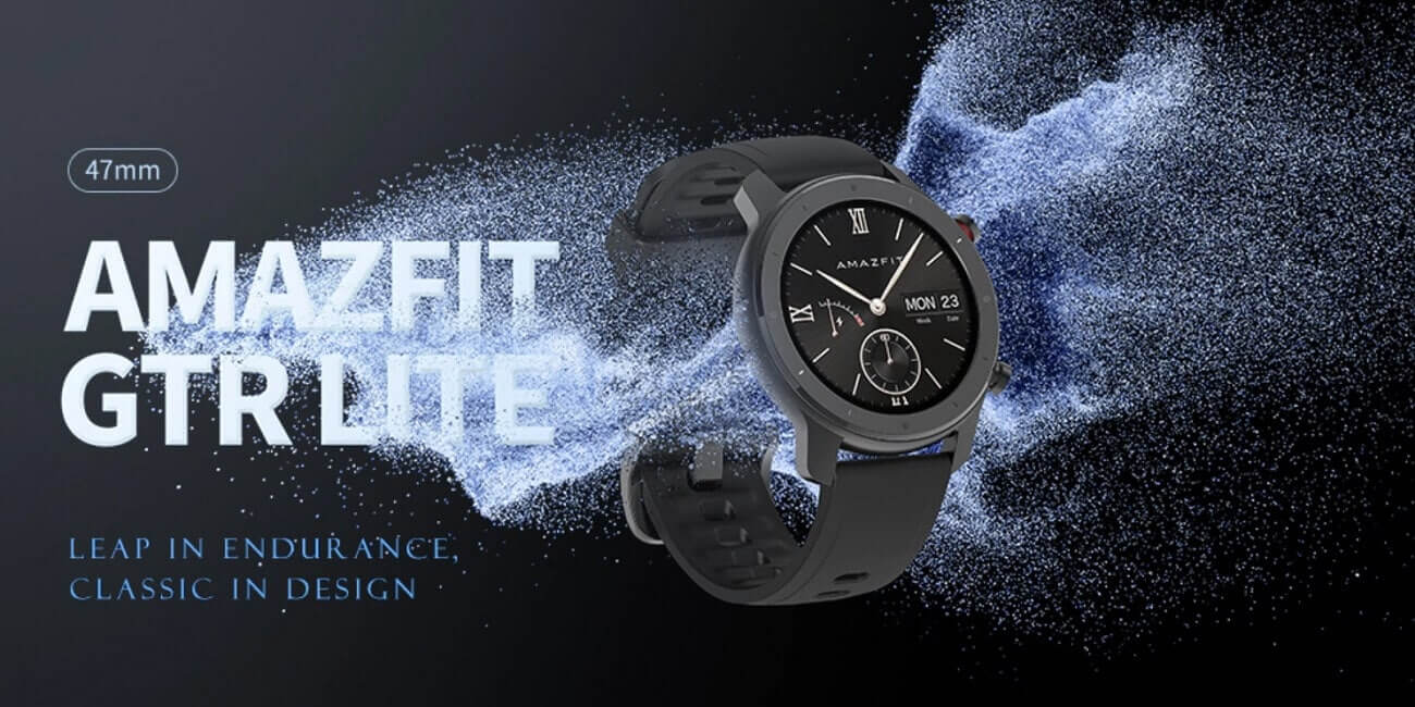 Amazfit GTR Lite, el smartwatch sin GPS con 24 días de autonomía