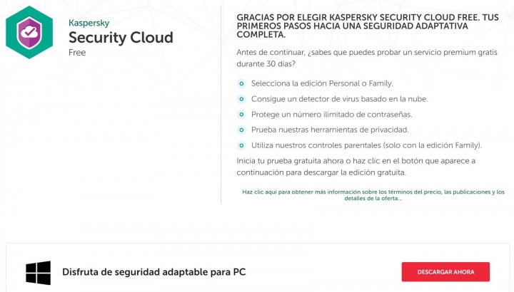 Imagen - Kaspersky Free Antivirus ya no se puede descargar: Security Cloud Free lo sustituye