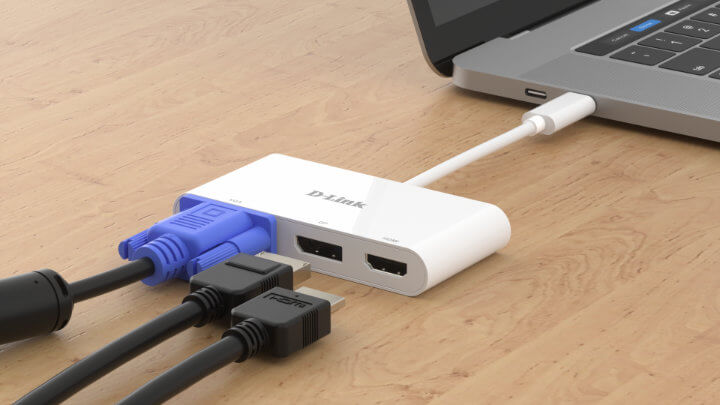 Imagen - D-Link lanza sus hubs USB-C: añade puertos HDMI, USB, Ethernet y más a tu portátil