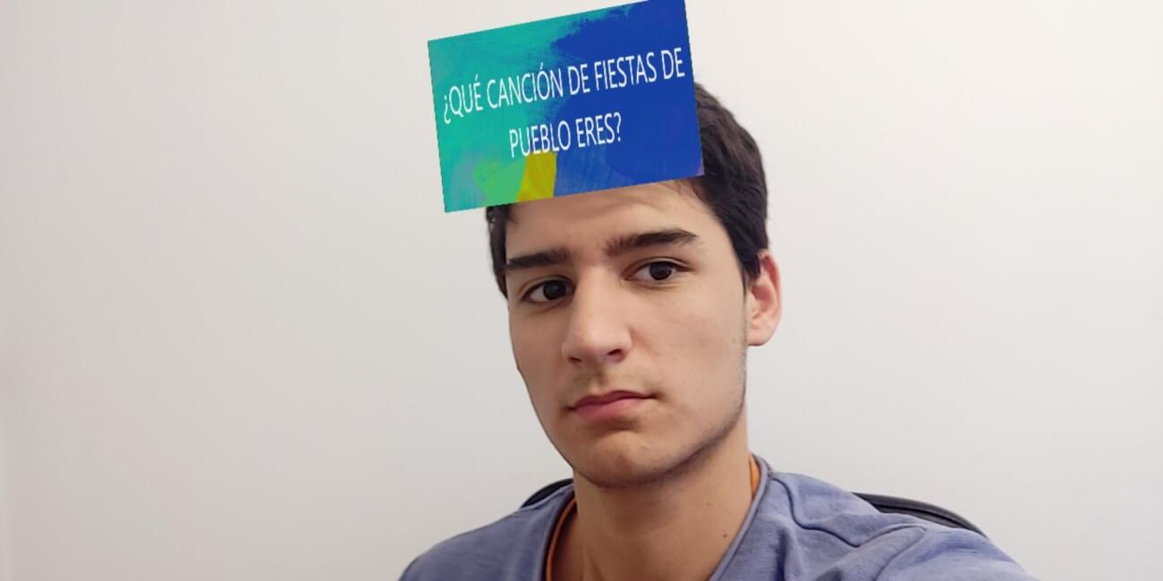 Cómo activar el filtro "Qué canción de fiestas de pueblo eres" en Instagram