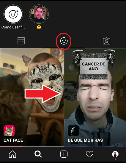 Imagen - Cómo poner el filtro con la causa de tu muerte en Instagram Stories