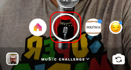 Imagen - Cómo poner el filtro &quot;Music challenge&quot; en Instagram