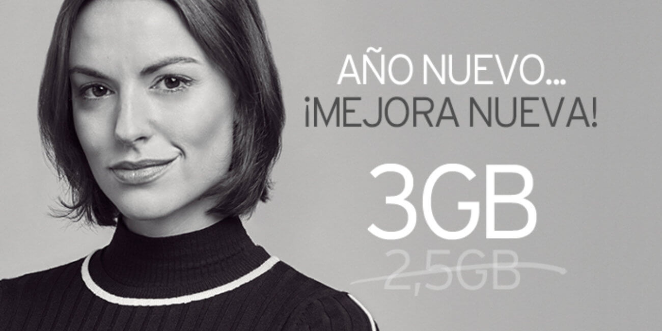 Simyo aumenta su bono de 2,5 GB a 3 GB por el mismo precio
