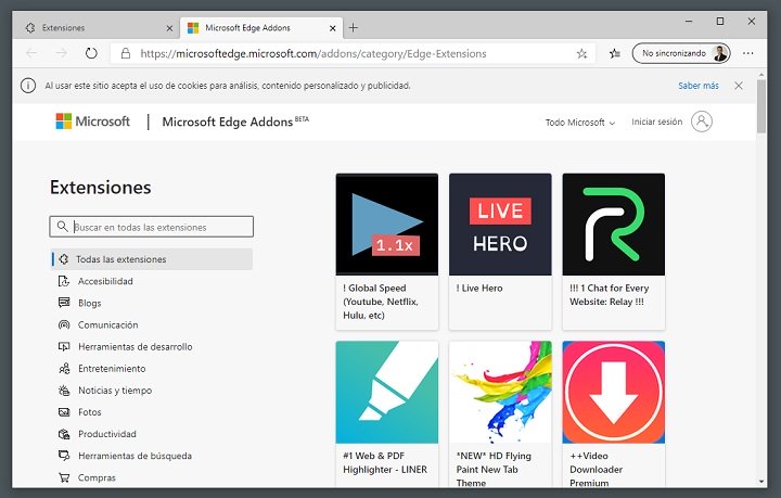 Imagen - Edge, el renovado navegador de Microsoft llega a Mac y Windows