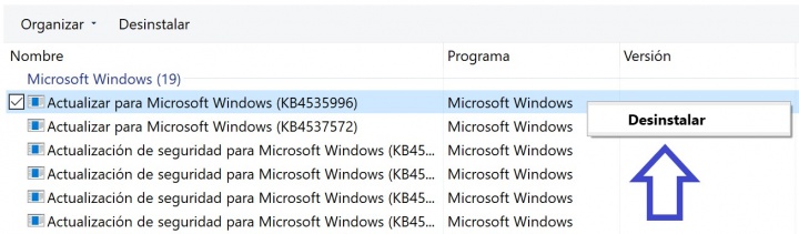 Imagen - KB4535996: la actualización da problemas en Windows 10