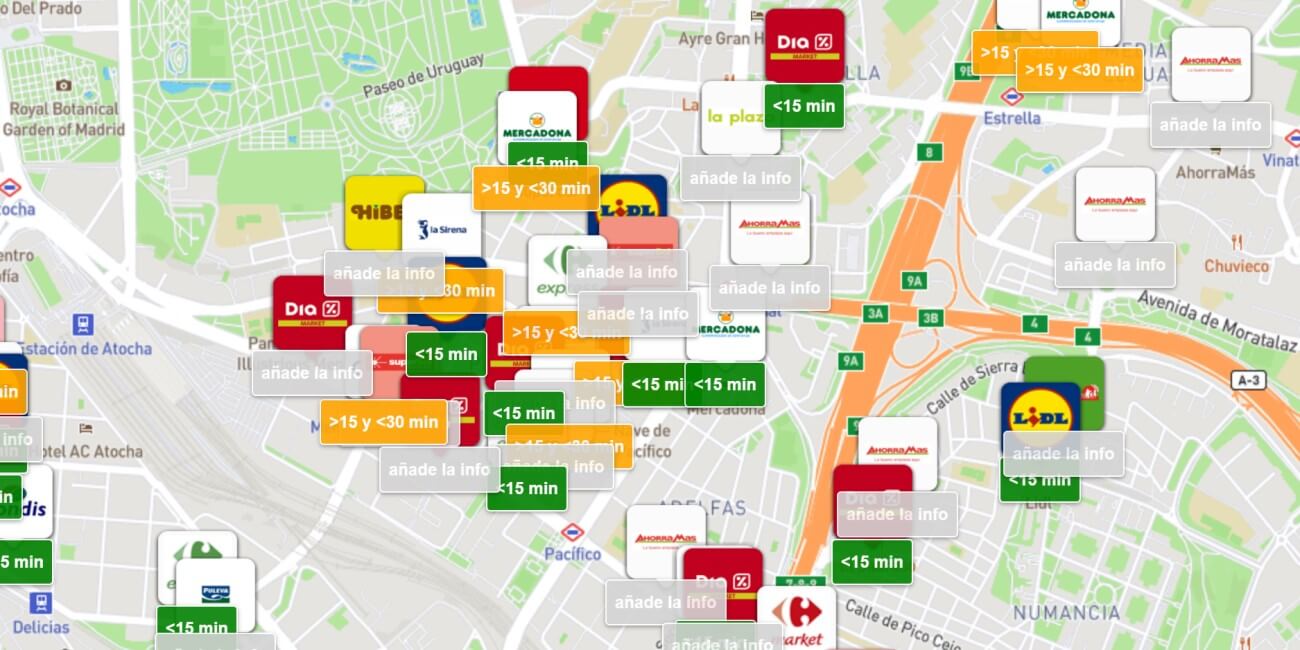 ¿Dónde hay cola?", la web que permite saber cuánta cola hay en el supermercado