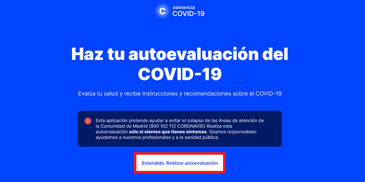 Imagen - Coronamadrid.com, la web del coronavirus en Madrid