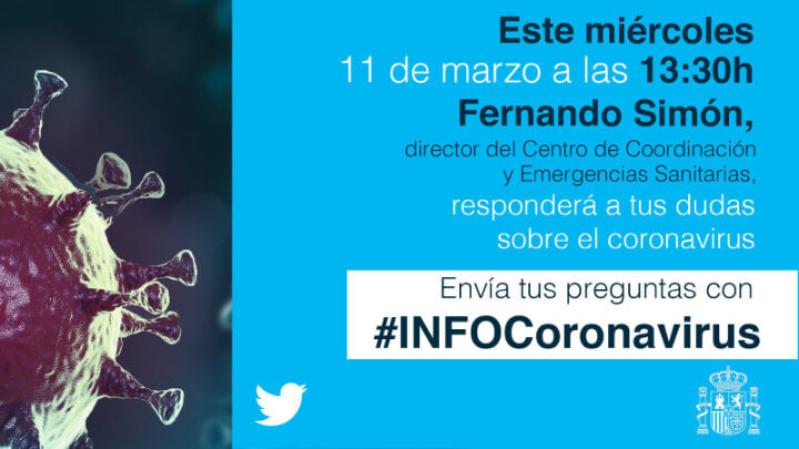 Imagen - El Gobierno responderá dudas sobre el coronavirus en Twitter