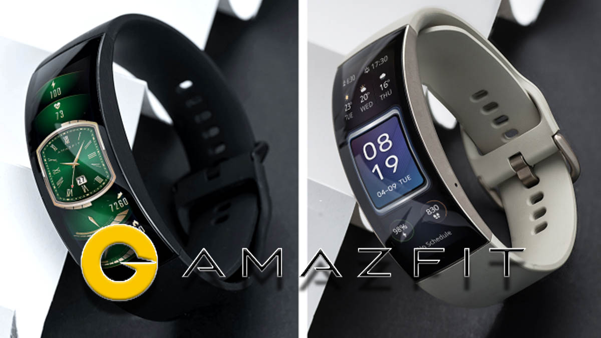 Amazfit X, la pulsera fitness de Xiaomi con una futurista pantalla curva