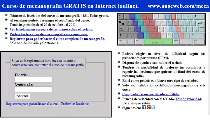 Curso De Mecanografía Online Con Certificado