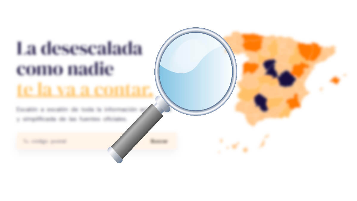 Desescalada: esta web te dice qué puedes hacer según tu código postal