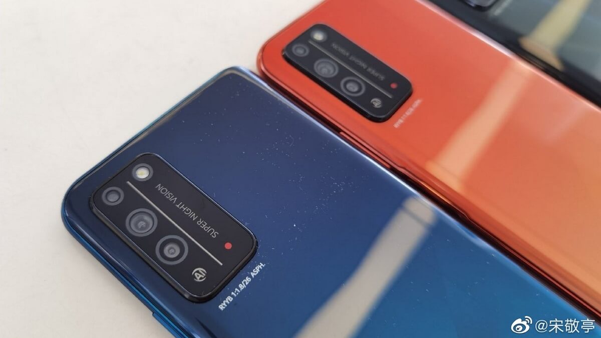 Honor X10 vendría en 3 colores y llegaría con triple cámara trasera