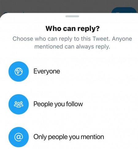 Imagen - Twitter permite elegir quién te puede responder