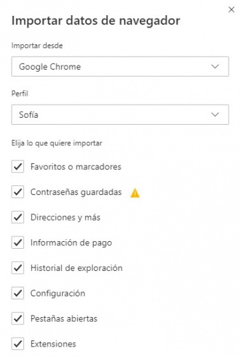 Imagen - Microsoft importa los datos de Chrome sin permiso