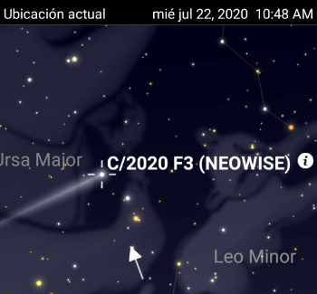 Imagen - Cómo ver el cometa Neowise con apps