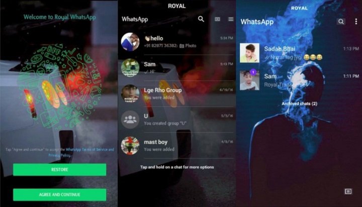 Imagen - Royal Whatsapp Transparent, una versión mejorada de WhatsApp