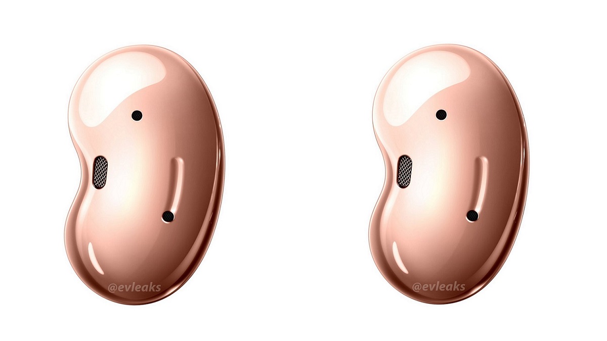 Filtrados los auriculares Samgung Galaxy Buds Live con diseño en forma de judía