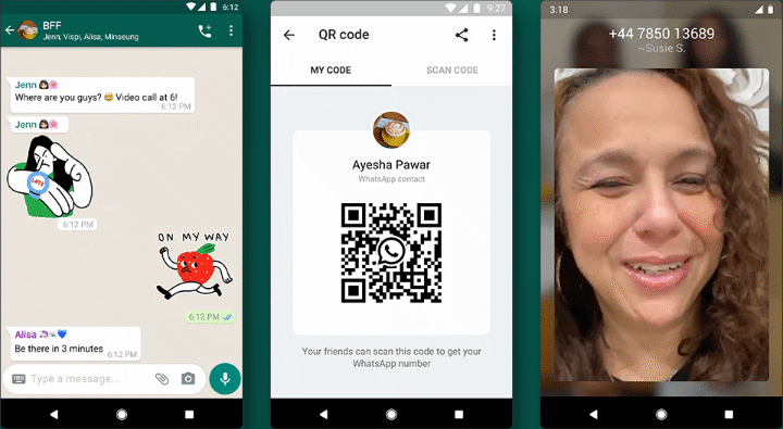 Imagen - WhatsApp recibe QR, modo oscuro web y mejores videollamadas