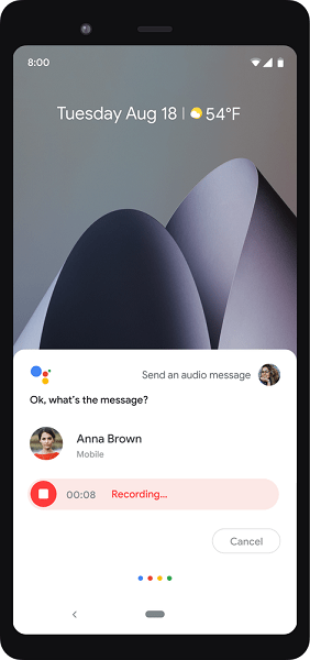 Imagen - Google Assistant ya permite enviar audios de WhatsApp