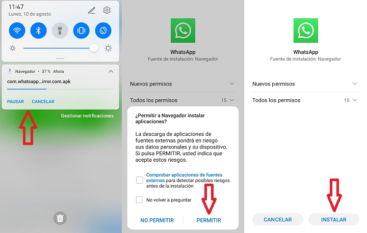 Imagen - Cómo instalar WhatsApp en el Huawei P40 Lite