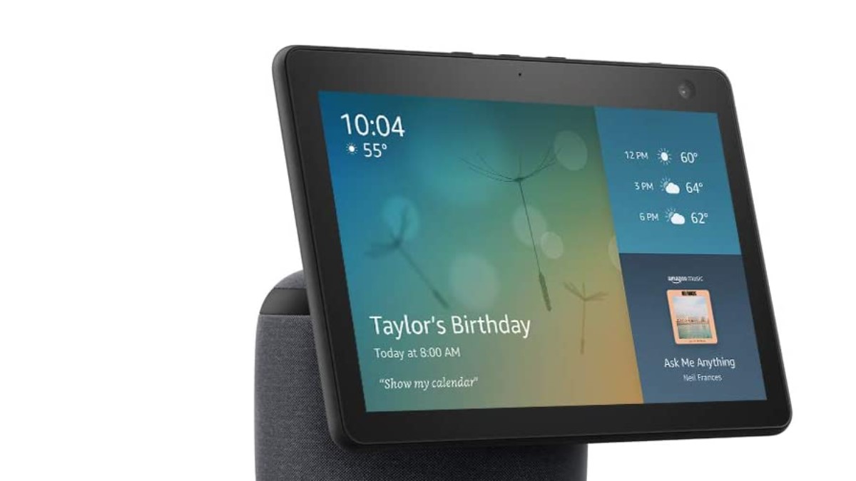 El nuevo Amazon Echo Show 10 es capaz de girar su pantalla para seguirnos