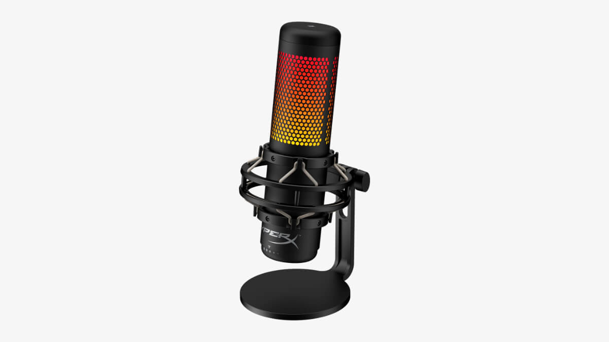 HyperX QuadCast S, un micrófono gaming con iluminación LED y montura antivibración