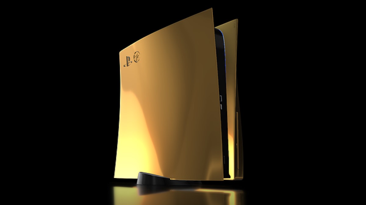 Esta PlayStation 5 bañada en oro de 24K cuesta casi 9.000 euros