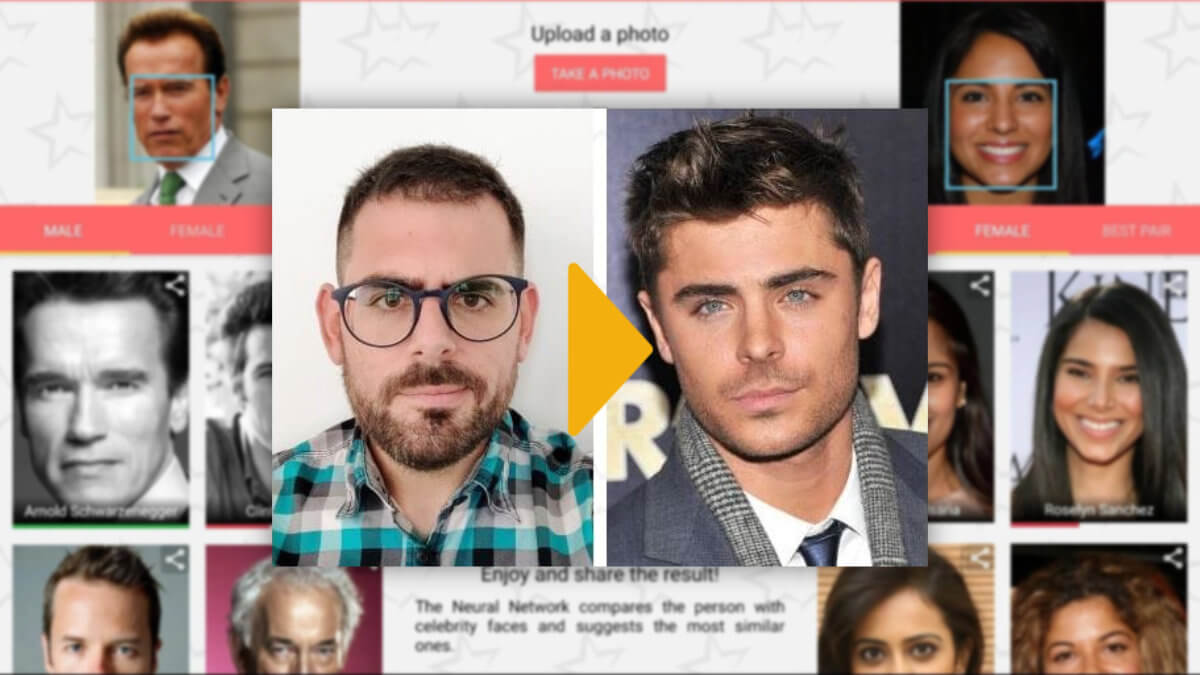 Star by Face, la app que te compara con famosos