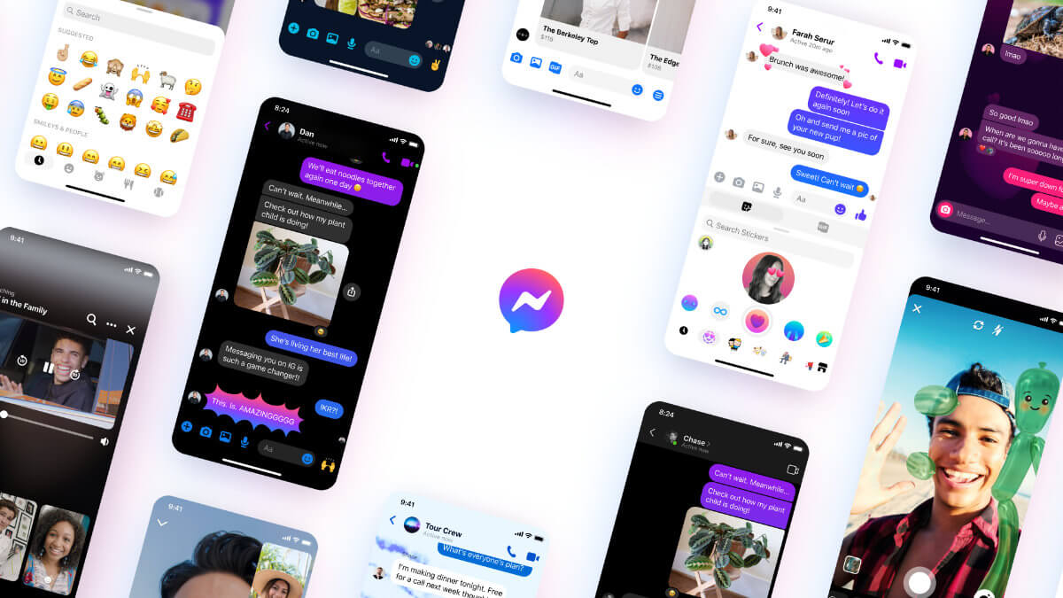 Facebook Messenger se renueva: ahora tiene nuevo logo, nuevos temas para el chat y más