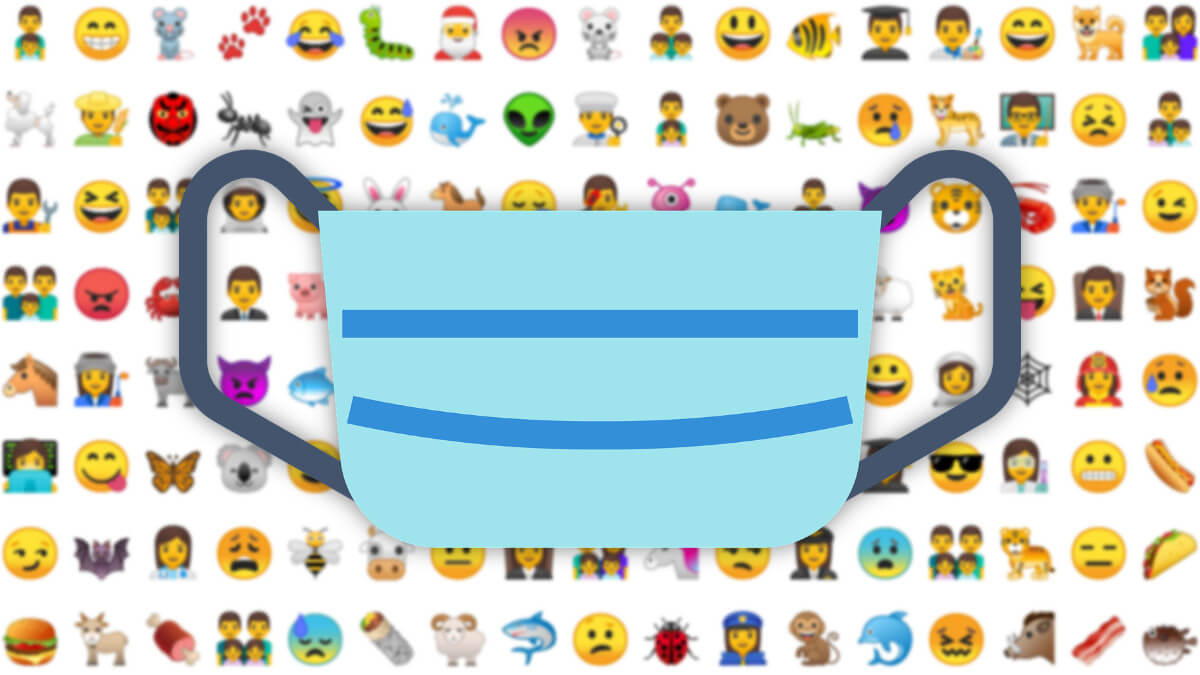 El emoji de la mascarilla también sonreirá