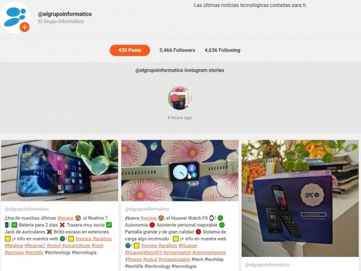Imagen - Picuki: explora perfiles de Instagram sin hacer login
