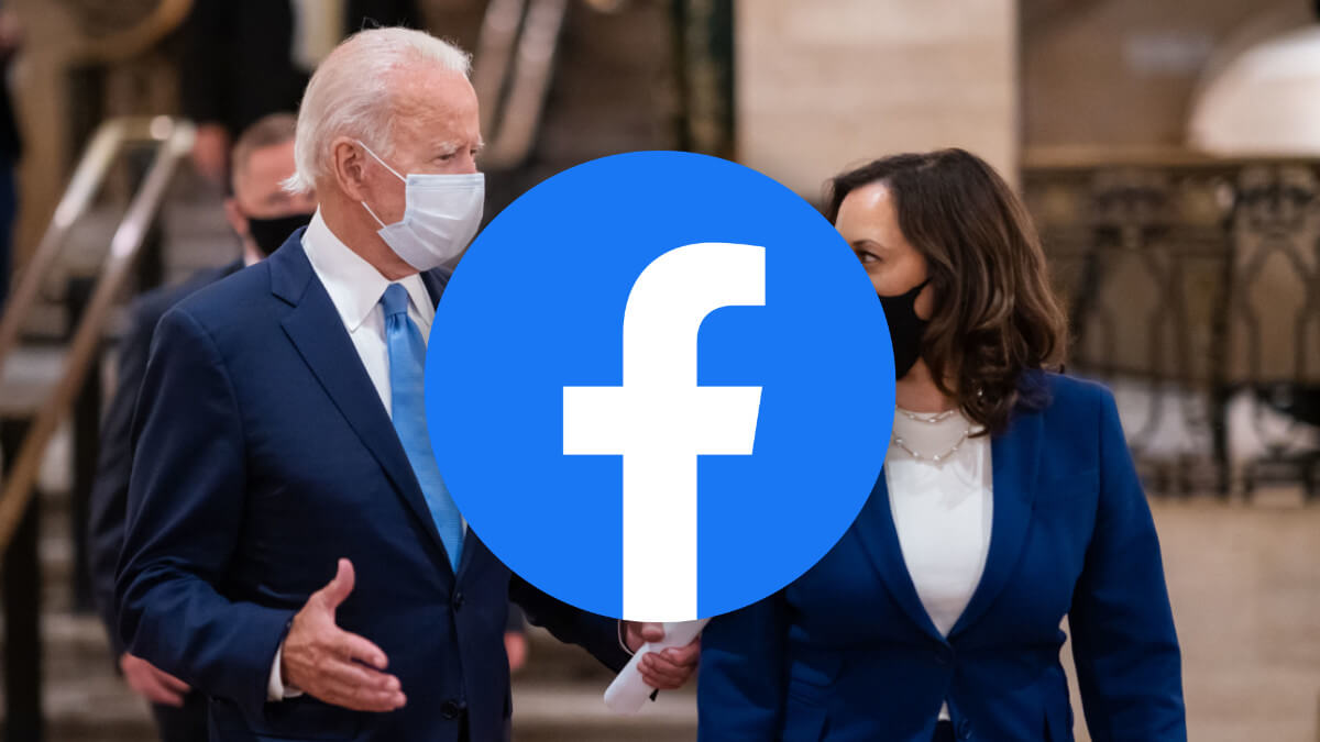 Facebook lo vuelve a hacer: un error penaliza páginas en favor de Biden
