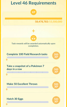 Imagen - Pokémon Go: requisitos para subir del nivel 40