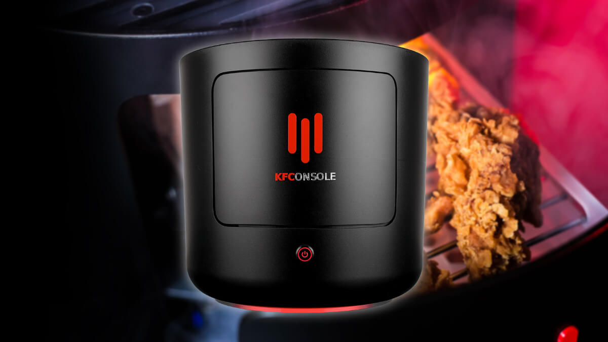 KFConsole, la consola de KFC que parece una broma pero calienta el pollo