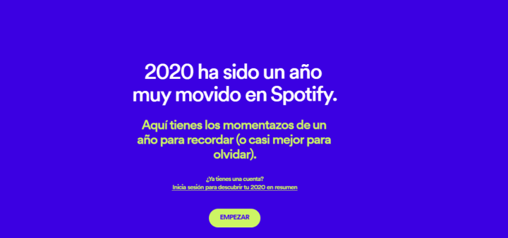 Imagen - Spotify Wrapped 2020: descubre tu top canciones y artistas