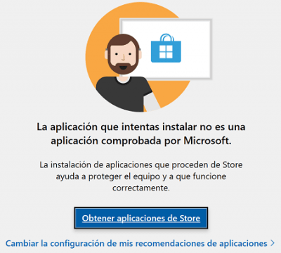 Imagen - Solución: &quot;no es una aplicación comprobada por Microsoft&quot;