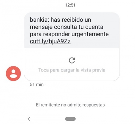 Imagen - Mensaje de Bankia: ¿es una estafa?