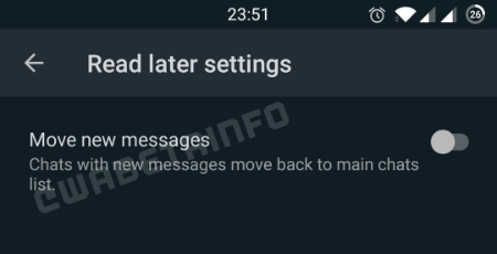 Imagen - WhatsApp añadirá un &quot;leer después&quot;