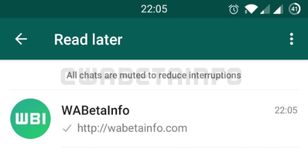 Imagen - WhatsApp añadirá un &quot;leer después&quot;