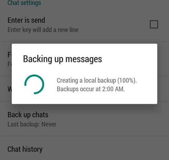 Imagen - Cómo hacer una copia de seguridad en WhatsApp Plus