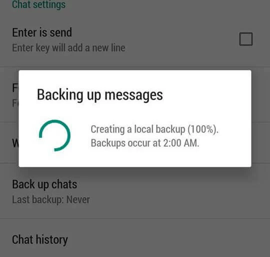 Cómo hacer una copia de seguridad en WhatsApp Plus