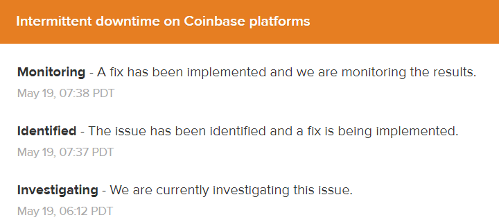 Imagen - Coinbase, Kraken y Binance caídos por culpa del Bitcoin