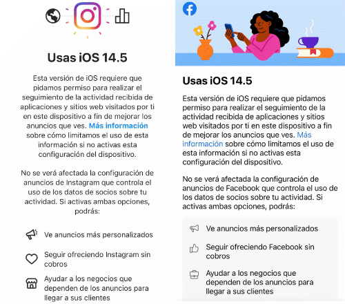 Imagen - iOS 14.5: Instagram y Facebook piden seguimiento