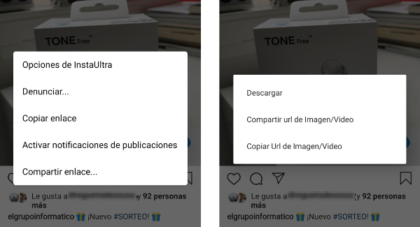 Imagen - InstaULTRA, un mod que añade descarga a Instagram