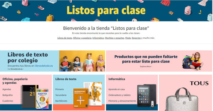 Imagen - Amazon Vuelta al Cole 2021: compra material escolar y libros