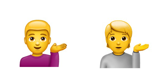 Imagen - ¿Qué significa el emoji de la chica con la mano levantada?
