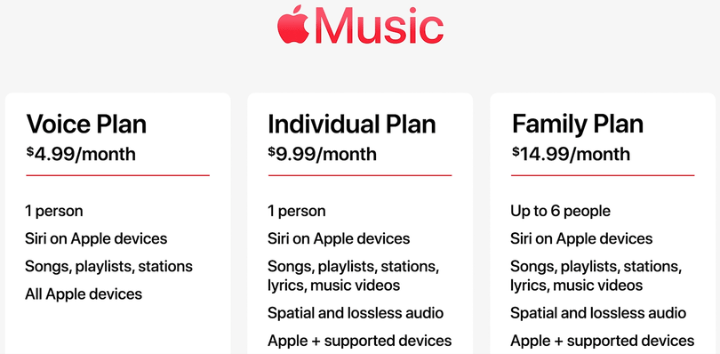 Imagen - Apple Music Voice Plan: precios y funciones