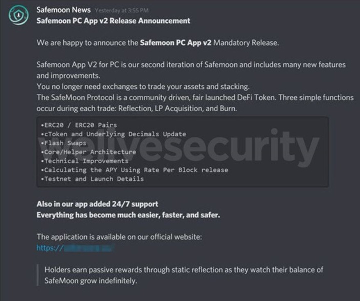 Imagen - Estafa con SafeMoon: lo usan para propagar malware