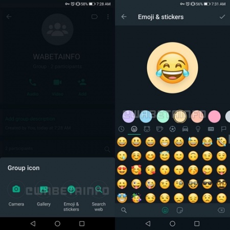 Imagen - WhatsApp permitirá crear imágenes de grupos con emojis